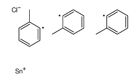 chloro-tris(2-methylphenyl)stannane Structure