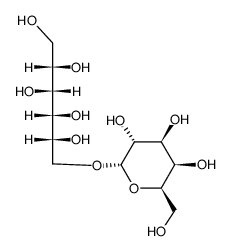 α-D-Galp-(1->6)-D-Glc-ol Structure