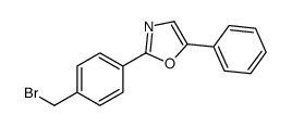 2-[4-(bromomethyl)phenyl]-5-phenyl-1,3-oxazole结构式