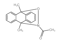 9,10-(Epoxyimino)anthracene, 11-acetyl-9,10-dihydro-9,10-dimethyl- Structure