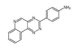 4-([1,2,4]triazino[5,6-c]quinolin-3-yl)aniline Structure