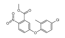 methyl 5-(4-chloro-2-methylphenoxy)-2-nitrobenzoate Structure