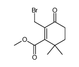 methyl 2-(bromomethyl)-6,6-dimethyl-3-oxocyclohex-1-ene-1-carboxylate结构式