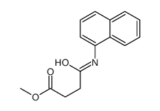 methyl 4-(naphthalen-1-ylamino)-4-oxobutanoate结构式