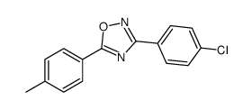 3-(4-chlorophenyl)-5-(4-methylphenyl)-1,2,4-oxadiazole Structure