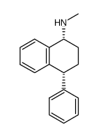 (+/-)-cis-1-Methylamino-4-phenyltetralin Structure