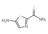 5-amino-1,3-thiazole-2-carbothioamide结构式