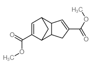 (+-)-(3arH.7acH)-3a,4,7,7a-tetrahydro-4c,7c-methano-indene-dicarboxylic acid-(2.6)-dimethyl ester结构式
