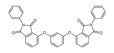 4-[3-(1,3-dioxo-2-phenylisoindol-4-yl)oxyphenoxy]-2-phenylisoindole-1,3-dione Structure