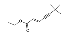 ethyl (E)-6,6-dimethylhept-2-en-4-ynoate Structure