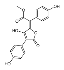 methyl 4,4'-dihydroxypulvinate Structure