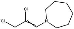 1-(2,3-Dichloro-1-propenyl)hexahydro-1H-azepine structure