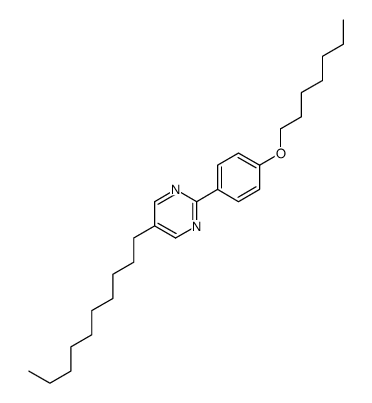 5-Decyl-2-[4-(heptyloxy)-phenyl]-pyrimidine structure