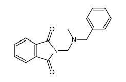 N-[(benzyl-methyl-amino)-methyl]-phthalimide Structure