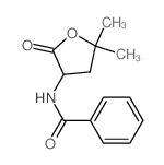N-(5,5-dimethyl-2-oxo-oxolan-3-yl)benzamide结构式
