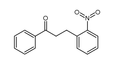 3-(2-nitrobenzene)-1-phenylpropan-1-one结构式