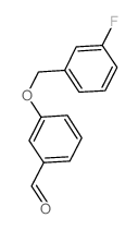 3-[(3-氟苄基)氧基]苯甲醛结构式