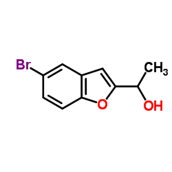 1-(5-Bromo-1-benzofuran-2-yl)ethanol结构式