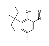 4-methyl-2-(3-methylpentan-3-yl)-6-nitrosophenol Structure