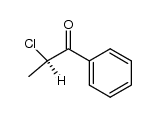 1-Propanone, 2-chloro-1-phenyl-, (2R)- (9CI)结构式