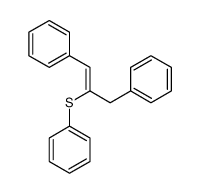 1,3-diphenylprop-1-en-2-ylsulfanylbenzene结构式