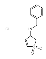 n-benzyl-n-(1,1-dioxido-2,3-dihydrothien-3-yl)amine hydrochloride结构式