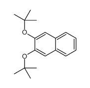2,3-bis[(2-methylpropan-2-yl)oxy]naphthalene Structure