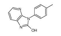 3-(4-methylphenyl)-1H-imidazo[4,5-b]pyridin-2-one结构式