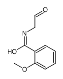 2-methoxy-N-(2-oxoethyl)benzamide结构式