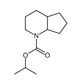 Octahydro-[1]pyrindine-1-carboxylic acid isopropyl ester Structure