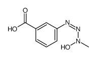 3-[[hydroxy(methyl)amino]diazenyl]benzoic acid Structure