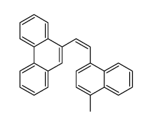 9-[2-(4-methylnaphthalen-1-yl)ethenyl]phenanthrene结构式