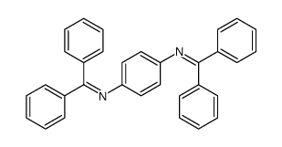 N-[4-(benzhydrylideneamino)phenyl]-1,1-diphenylmethanimine Structure