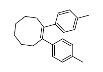 1,2-bis(4-methylphenyl)cyclooctene结构式