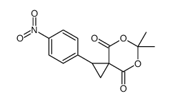 6,6-dimethyl-2-(4-nitrophenyl)-5,7-dioxaspiro[2.5]octane-4,8-dione结构式