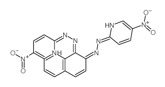 1,2-Naphthalenedione,1,2-di-2-(5-nitro-2-pyridinyl)hydrazone Structure