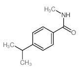 N-methyl-4-propan-2-yl-benzamide结构式
