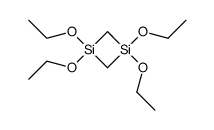 1,1,3,3-tetraethoxy-1,3-disilacyclobutane结构式