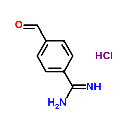 4-Formylbenzamidine hydrochloride Structure