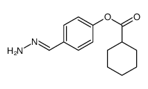 (4-methanehydrazonoylphenyl) cyclohexanecarboxylate结构式