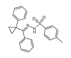 (1-phenylcyclopropyl)phenyl keton tosylhydrazone Structure