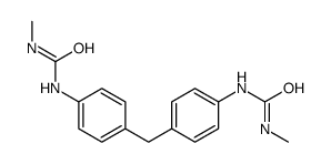 1-methyl-3-[4-[[4-(methylcarbamoylamino)phenyl]methyl]phenyl]urea结构式