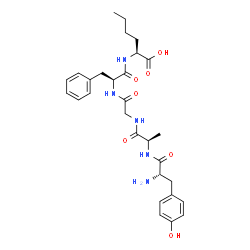 (D-ALA2,NLE5)-ENKEPHALIN) structure