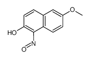 1-nitroso-2-hydroxy-6-methoxynaphthalene Structure