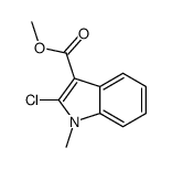methyl 2-chloro-1-methylindole-3-carboxylate结构式