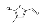 5-chloro-4-methyl-thiophene-2-carbaldehyde Structure