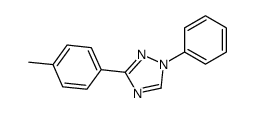 3-(4-methylphenyl)-1-phenyl-1,2,4-triazole结构式