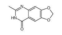 6-methyl-1,3-dioxolo[4,5-g]quinazolin-8(7H)-one结构式