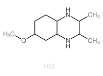 Quinoxaline,decahydro-6-methoxy-2,3-dimethyl-, hydrochloride (1:2)结构式
