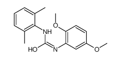 1-(2,5-dimethoxyphenyl)-3-(2,6-dimethylphenyl)urea结构式